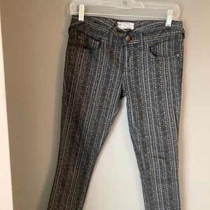 Free People Patterned Jeans